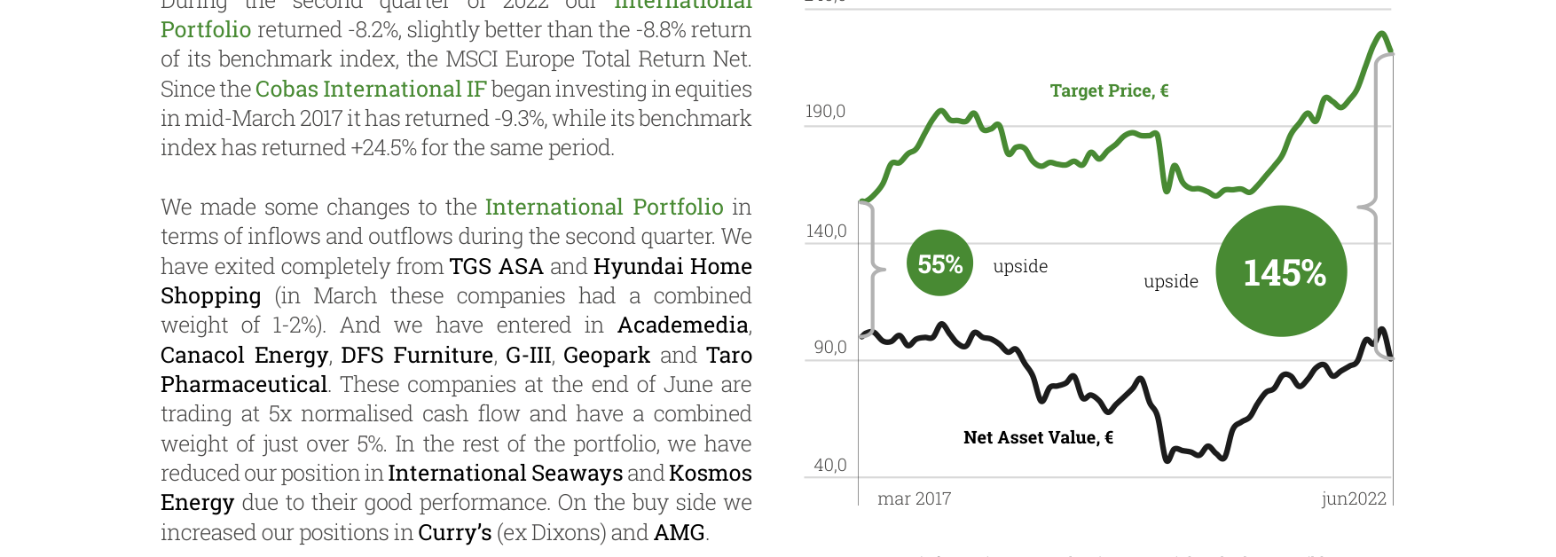 International Portfolio Performance