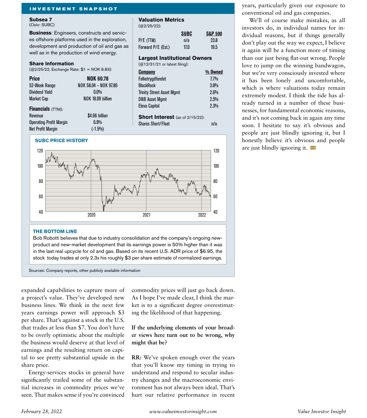 Valuation Metrics